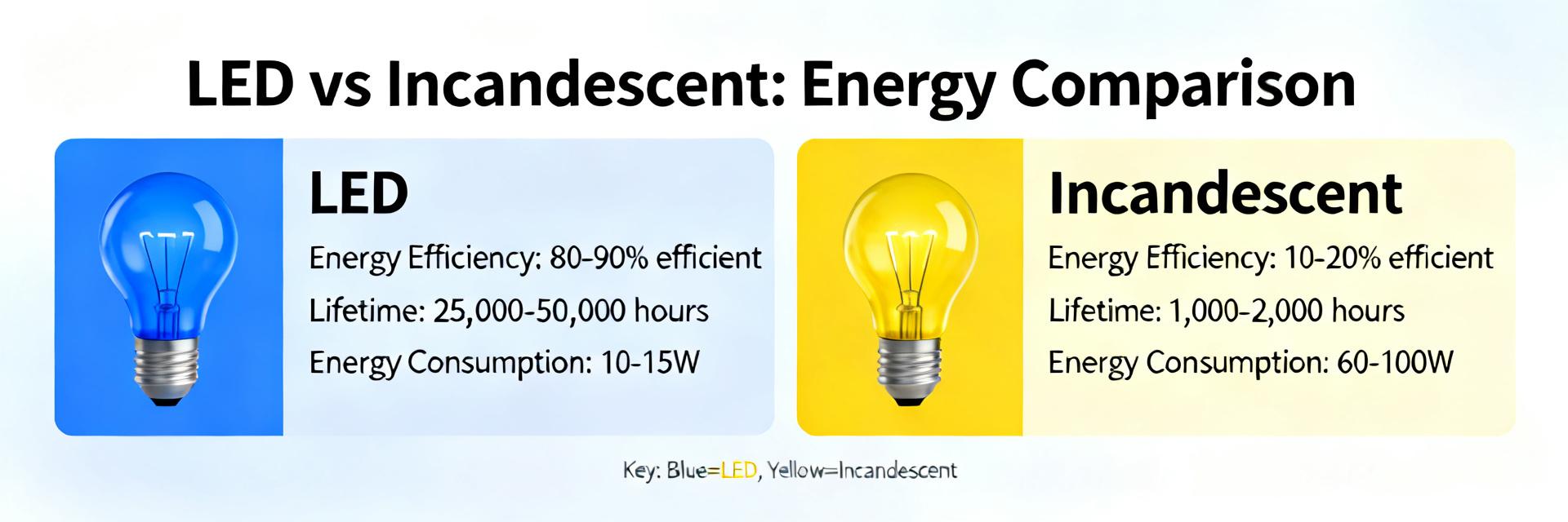 LED vs Incandescent: Energy & Lifespan Report for Homeowners