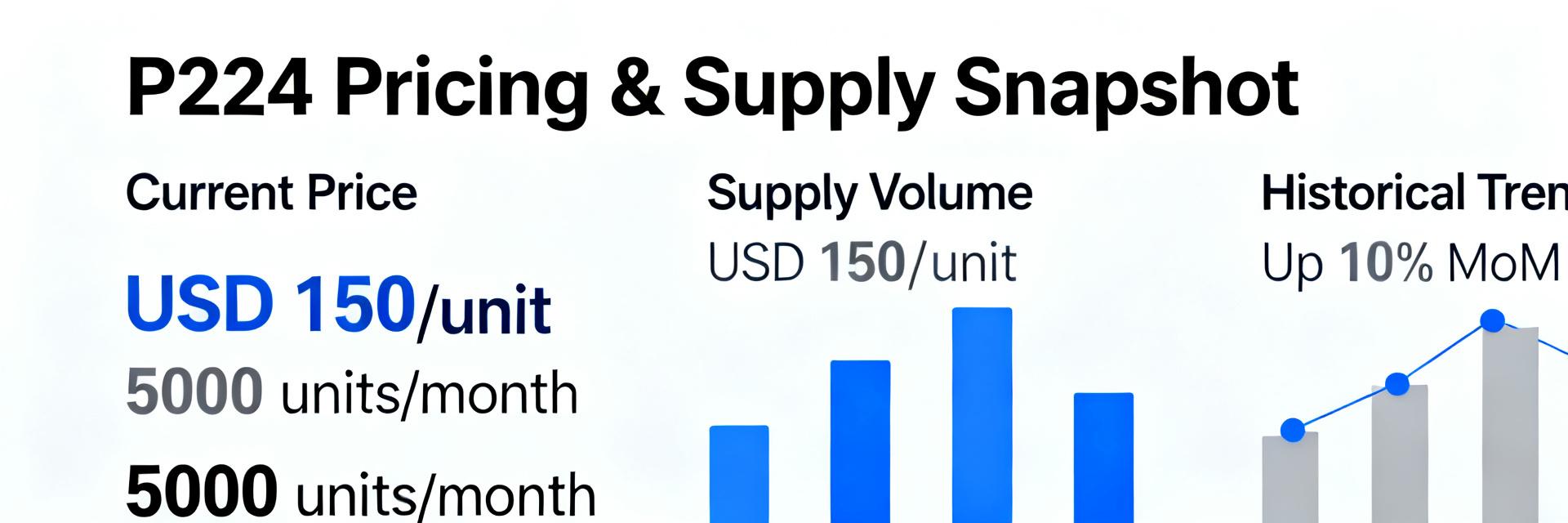 P224 Pricing & Availability Report: Latest Market Data
