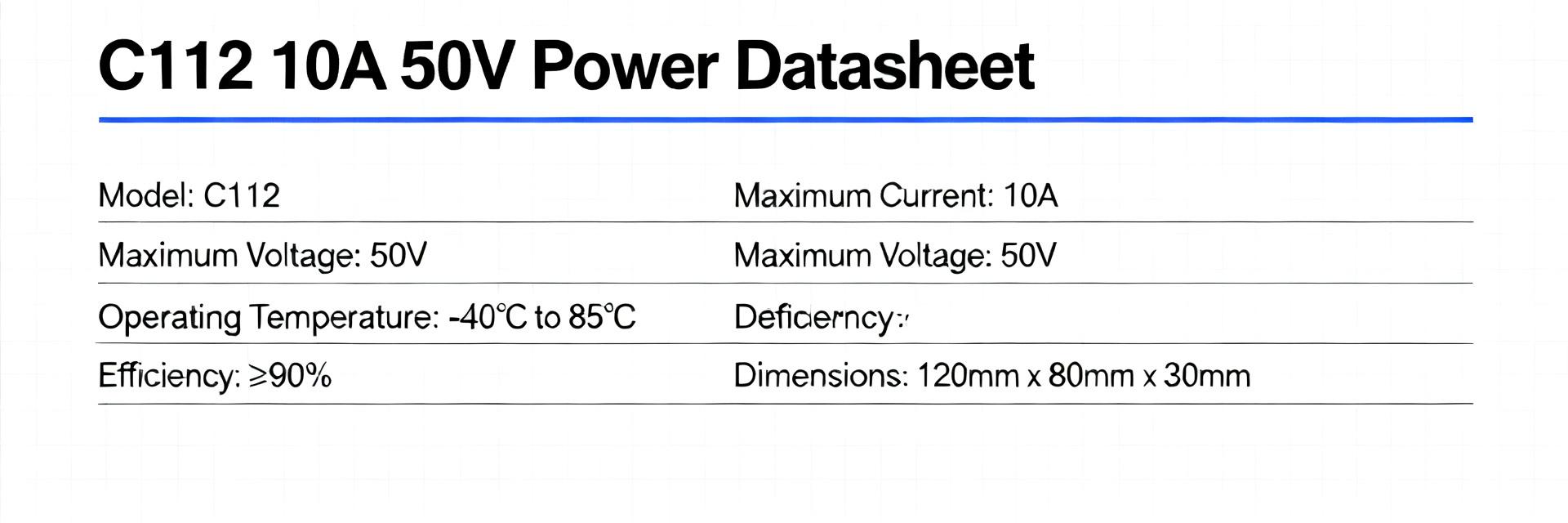 C112 10A043 050 10 datasheet: full specs & ratings
